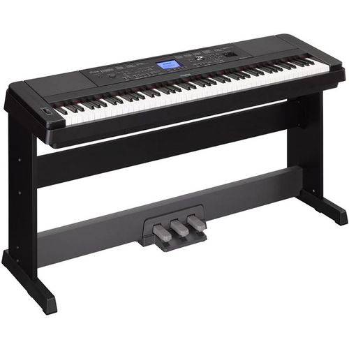 Piano Digital Yamaha DGX660 Preto + Pedal LP7