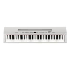 Piano Digital Yamaha P-255WH Branco 88 Teclas Sensitivas com 256 Notas de Polifonia e 10 Ritmos