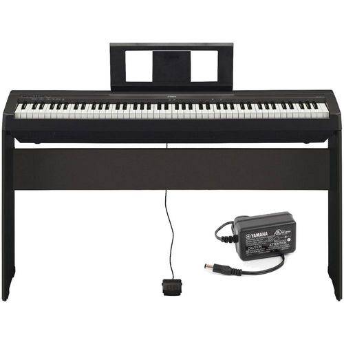 Piano Digital Yamaha P45 + Fonte + Sustain + Estante L85