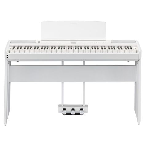 Piano Digital Yamaha P515 C/ Estante L515 e Pedal Triplo Lp1 Wh - White