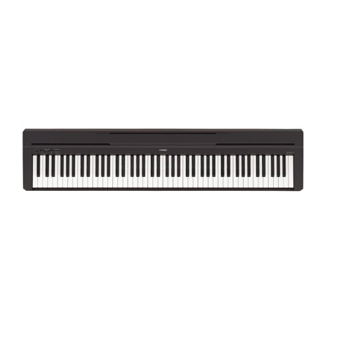 Piano Digital Yamaha Portátil C/Fonte e Teclas Sensitivas Preto Bivolt P45B