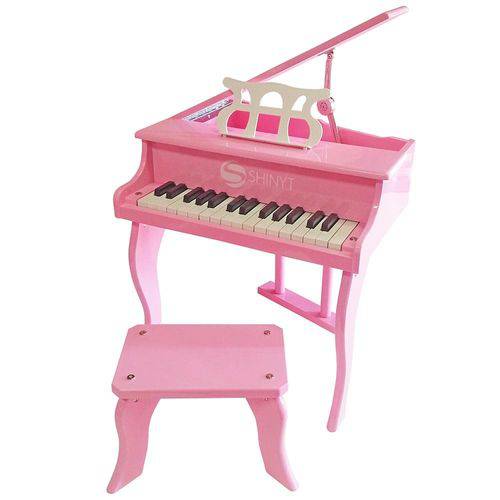 Piano Infantil 30 Teclas Rosa
