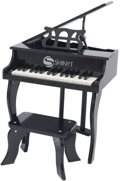 Piano Infantil com 30 Teclas FW30 Preto Shiny Toys