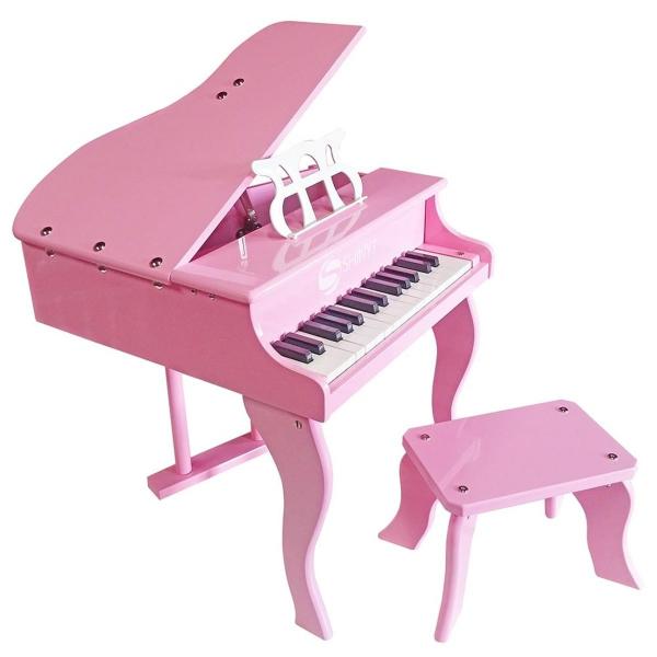 Piano Infantil com 30 Teclas FW30 Rosa Shiny Toys