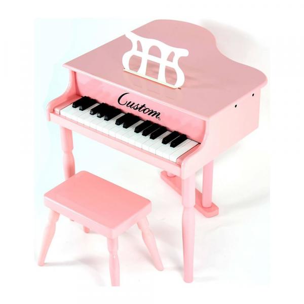 Piano Infantil Custom 309b-4 30 Teclas Rosa