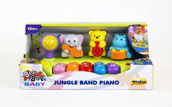 Piano Infantil Interativo Banda Selvagem - WinFun