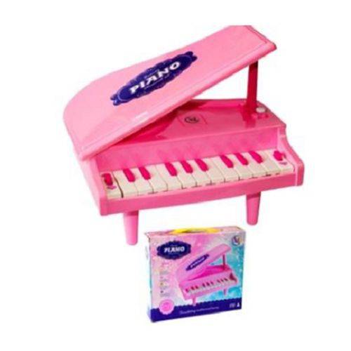 Piano Infantil Teclado do Bebe Instrumento Musical Brinquedo Rosa Meninas