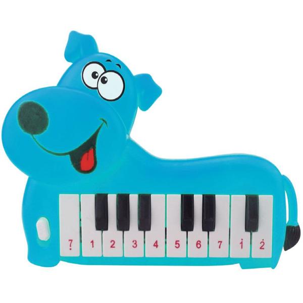 Piano Musical Cachorrinho - Azul - Kit Star