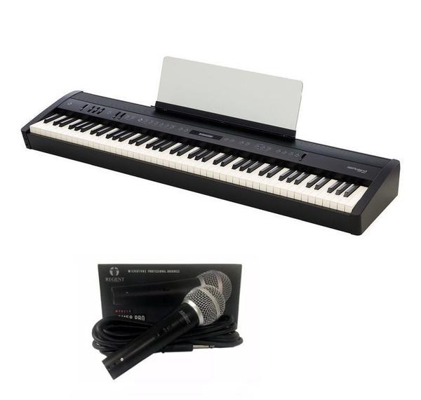 Piano Roland FP60 BK + Microfone Regent SM58