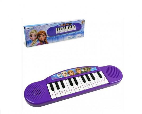 Piano Teclado Musical de Brinquedo Frozen 32cm - Etitoys