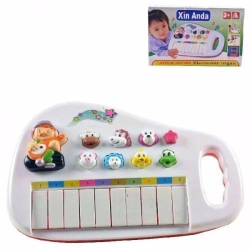 Piano Teclado Musical Infantil Fazendinha - Xin Anda