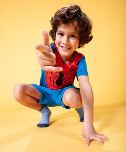 Pijama Infantil Estampa Homem Aranha Marvel