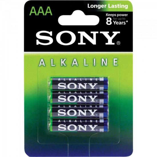 Pilha Alcalina AAA AM4L-B4D (Caixa C/48 Pilhas)(cartela C/4 - Sony