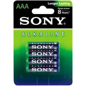 Pilha Alcalina Aaa Am4L-B4D Sony