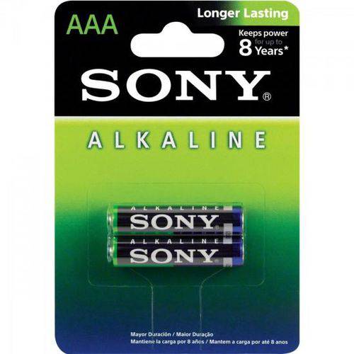 Pilha Alcalina Aaa Am4l-b2d Sony Caixa C/24 Pilhas (cartela