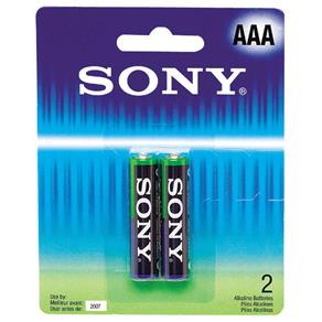 Pilha Alcalina AAA Embalagem com 2 Unidades Sony