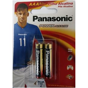 Pilha Alcalina Palito Aaa Panasonic - Lr03xab-2b