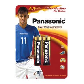 Pilha Alcalina Pequena AA C/2 - Panasonic