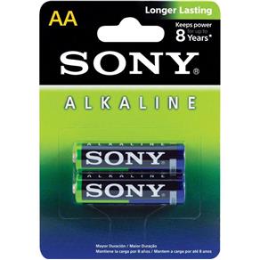 Pilha Alcalina Sony AA C/2 AM3L-B2D