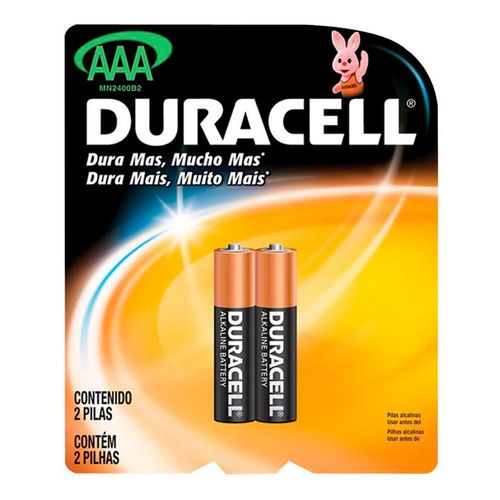 Pilha Duracell Aaa Pack C/ 2 Unidades