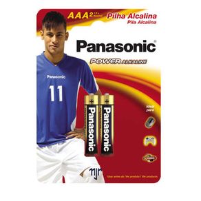 Pilha Palito Alcalina AAA 2 Unidades LR03XAB/2B Panasonic