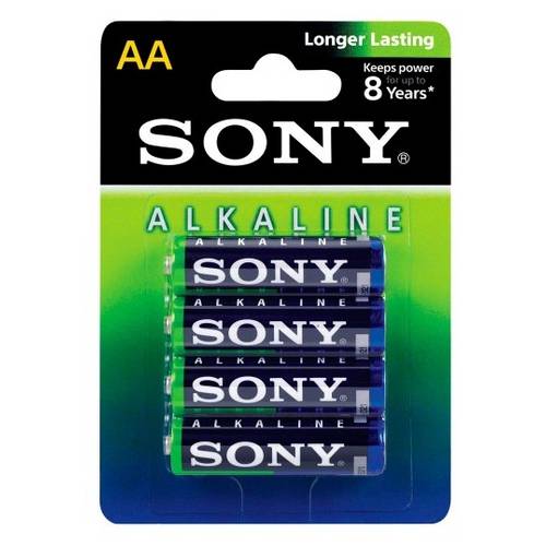 Pilha Sony Alcalina Aa C/4