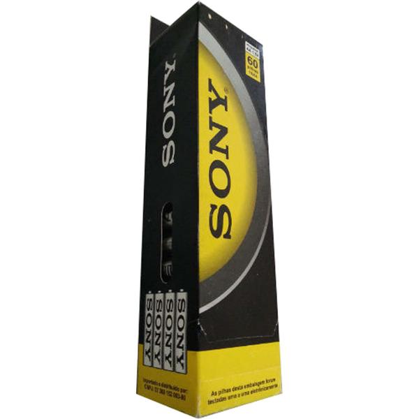 Pilha Zinco AA SUM3-NLD60A (Caixa C/60 Pilhas)(Shrink C/4 Pi - Sony