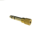 3 Pin TRS 6.5mm adaptador macho 3,5 mm fêmea ficha de áudio Microfone Headset gravação guitarra 6,5 ¿¿Cabo 3,5 Aux conversor banhado a ouro