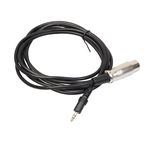 3Pin XLR Plug to 1/8" 3.5mm Mono Jack F/M Cable Cord Microphone Mic Adapter New