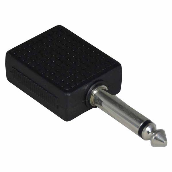 Plug Adaptador P10 Mono para 2 J2 Mono - Pacote com 10 Peças - Importado