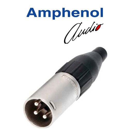 Plug Amphenol Xlr 3p Macho Ac3mm