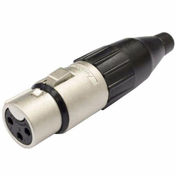 Plug Canon XLR Fêmea - Amphenol (AC3F)