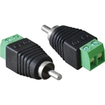 Plug Conector Rca Com Borne Macho - Sv35 - Pc / 10