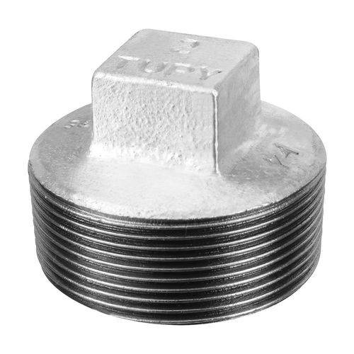 Plug Ferro Galvanizado Tupy 1/4x1/4" (10 Unidades)