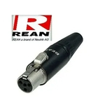 Plug Mini Xlr 4p Rean Neutrik Rt4fc-b