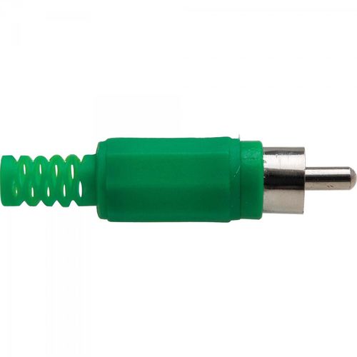 Plug Rca com Proteção Pgrc0007 Verde Storm (5x10 Un)