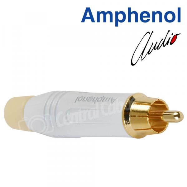 Plug RCA Macho Branco - ACPR-WHT - Amphenol