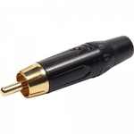 Plug RCA Metal Com Parte Inferior Preto PGRC0023 (PCT com 10) STORM