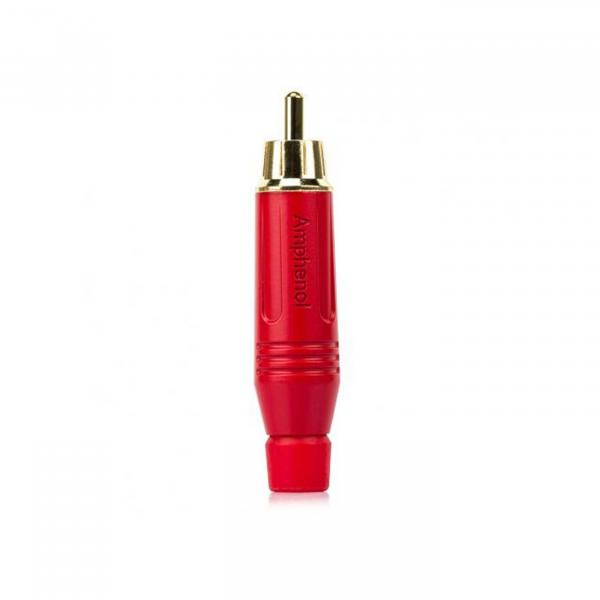 Plug RCA Vermelho ACPR-RED - AMPHENOL
