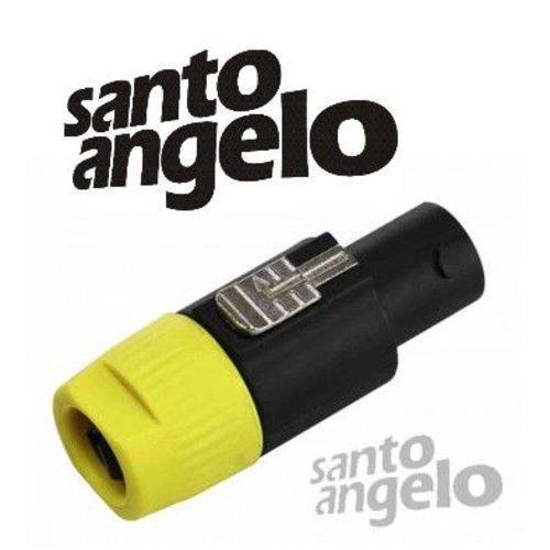 Plug Speakon 4 Polos Sas Fl4 Santo Angelo