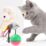 Plush mouse Forma Tumbler jogar bola Toy Interative Tumbler Fun Toy para Gatos Kitten