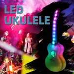 23 polegadas Luminous Ukulele Concert Descoloridos inteligente Ukelele viagem Ukulele Anti-quebrado policarbonato Ukulele com saco