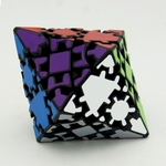 Poliedro Magia Skewb Cubo com etiqueta, Pyramid engrenagem velocidade Puzzle Cube Toy Presente ideal Venda quente
