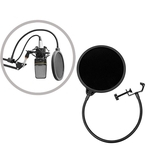 Pop Filter Anti Puff Para Microfone para Rádios Estudio Gravações Podcasts CICLIFE