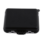 Portable Plastic Durable Black Storage Compartments Individual Fishing 26 Box