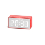 Portátil Mini Bluetooth Speaker desktop Espelho Screen Display Alarm Clock