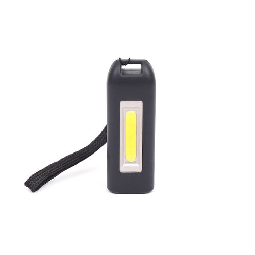 Portátil Mini COB LED Flashlight Keychain Handy Light Lamp Carabiner Camping Outdoor Torch
