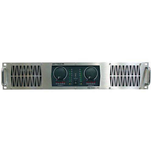 Pp 5002 - Amplificador Estéreo 5000w em 2ohms Pp5002 - Attack