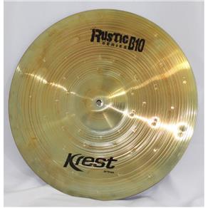 Prato Medium Crash - Ataque - 20´ Serie Rustic B10 da Krest Cymbals Bronze B10