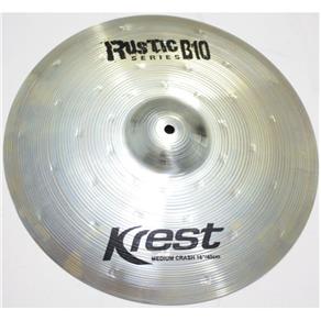 Prato Medium Crash - Ataque - 16´ Serie Rustic B10 da Krest Cymbals Bronze B10